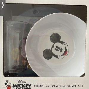 Pottery barn Mickey Mouse  Disney toddle kids dinnerware